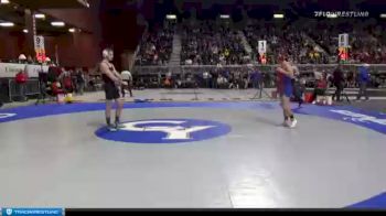 4A-152 lbs Champ. Round 1 - Quinton Elmer, Evanston vs Mason Brown, Thunder Basin High School