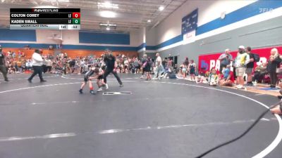 45 lbs Quarterfinal - Kaden Small, Gator Wrestling Club vs Colton Corey, Carolina Reapers