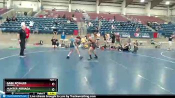 106 lbs Finals (8 Team) - Gabe Rosales, Oregon2 vs Hunter Arriaga, MONTANA1