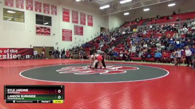 120 lbs Round 3 - Kyle Jardine, Wadsworth vs Landon Burnside, Parkersburg HS