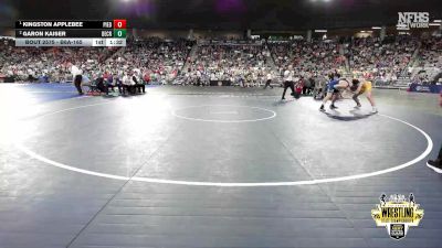 B6A-165 lbs 1st Place Match - Kingston Applebee, Piedmont vs Garon Kaiser, Deer Creek