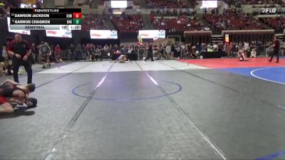 70 lbs Semifinal - Gannon Chagnon, Lights Wrestling Club vs Dawson Jackson, Eastside United