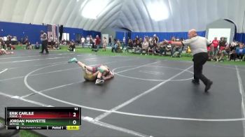 92 lbs Round 2 (10 Team) - Jordan Manyette, Gotcha vs Erik Carlile, Forge