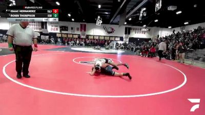 138 lbs Cons. Round 4 - Ronin Thompson, Rowland vs Isaac Hernandez, Valley View