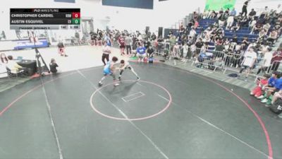 113 lbs Champ. Round 2 - Austin Esquivel, Canyon View vs Christopher Cardiel, Rancho Bernardo WC