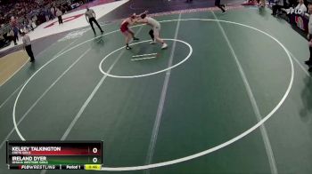 Cons. Round 3 - Ireland Dyer, Omaha Westside Girls vs Kelsey Talkington, Crete Girls