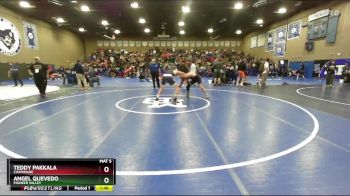 150 lbs Champ. Round 1 - Angel Quevedo, Pioneer Valley vs Teddy Pakkala, Chaminade