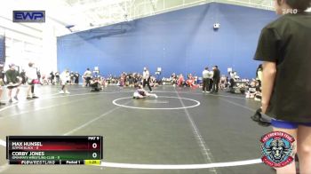 49 lbs Placement (4 Team) - Max Hunsel, Slyfox Black vs Corby Jones, OpenMats Wrestling Club