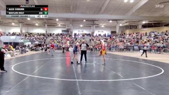 AA 175 lbs Champ. Round 1 - Alex Osburn, Ravenwood High School vs Waylon Holt, Jefferson Co. High School