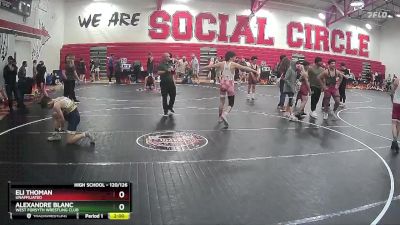 120/126 Round 2 - Alexandre Blanc, West Forsyth Wrestling Club vs Eli Thoman, Unaffiliated