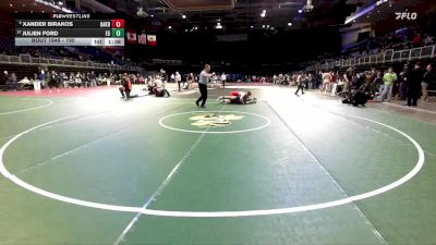 190 lbs Quarterfinal - Xander Birakos, Oakdale vs Julien Ford, Elk Grove