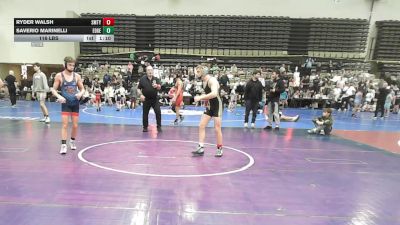 116 lbs Rr Rnd 6 - Ryder Walsh, Smitty's Barn - MSC vs Saverio Marinelli, Edge Wrestling - MSC