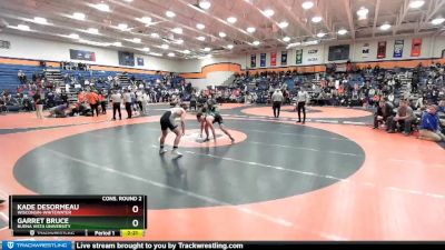 174 lbs Cons. Round 2 - Garret Bruce, Buena Vista University vs Kade Desormeau, Wisconsin-Whitewater