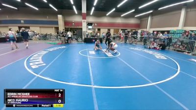 144 lbs Cons. Round 4 - Edrin McGhee, All American Wrestling Club vs Nico Maurici, 3F Wrestling