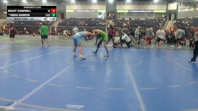 157 lbs Champ. Round 3 - Brady Campbell, The Citadel vs Diego Barron, Life NCWA