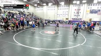 190 lbs Champ. Round 2 - Luke Petak, Friendship Christian vs Brayden Holland, Nolensville