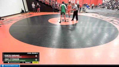 170 lbs Cons. Round 2 - Mike O`connor, New Lenox (PROVIDENCE CATHOLIC) vs Fortis Variano, Arlington Heights (HERSEY)