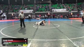 6A 126 lbs Quarterfinal - Elijah Wilson, Pell City vs Jorden Rice, Mae Jemison