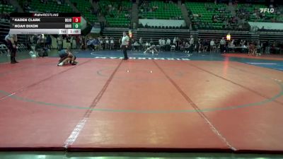 7A 138 lbs Quarterfinal - Noah Dixon, Grissom Hs vs Kaden Clark, Bob Jones