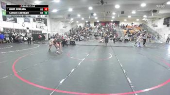 126 lbs 1st Place Match - Nathan Carrillo, St. John Bosco vs Jaime Serrato, Highland