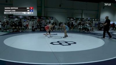 68 kg Cons. Sub-quarters - Sarina Bertram, Missouri Valley vs Destiny Lyng, Lehigh RTC/Nyac