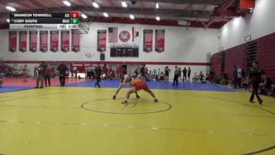 197 lbs Semifinal - Cody South, Mt San Antonio Community College vs Brandon Townsell, Arizona Christian