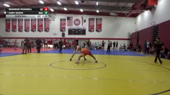 197 lbs Semifinal - Cody South, Mt San Antonio Community College vs Brandon Townsell, Arizona Christian