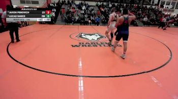 190 lbs 3rd Place Match - Lucas Nance, Palatine (FREMD) vs Jaxon Penovich, Arlington Heights (ST. VIATOR)