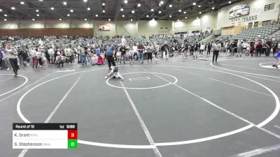 46 lbs Round Of 16 - Korban Grant, Athlos Wrestling vs Slade Stephenson, Small Town Grims