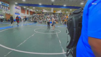 144 lbs Champ. Round 1 - Hunter McCuistion, Rim Of The World vs Daniel Baeza, San Dimas