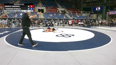 165 lbs Champ. Rd Of 128 - Maddux Underhill, Oklahoma vs Donovan Symalla, Colorado