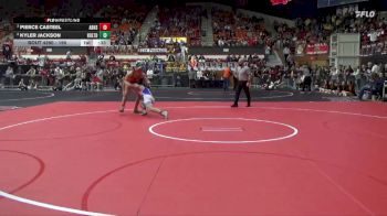 190 lbs 3rd Place Match - Pierce Casteel, Abilene Hs vs Kyler Jackson, Holton Hs
