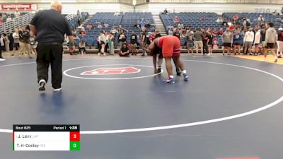 288 lbs Quarterfinal - Jacob Levy, Lake Highland Prep vs Trevi Hillman-Conley, Peru