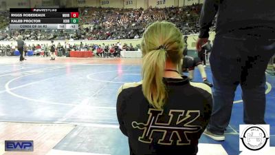 108 lbs Consi Of 64 #2 - Riggs Robedeaux, Morrison JH vs Kaleb Proctor, Henryetta JH