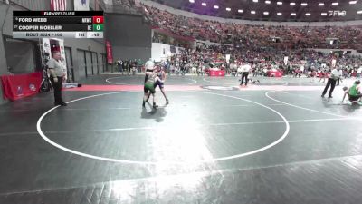 105 lbs Cons. Round 4 - Ford Webb, Nicolet Knights Wrestling Club vs Cooper Moeller, D.C. Everest
