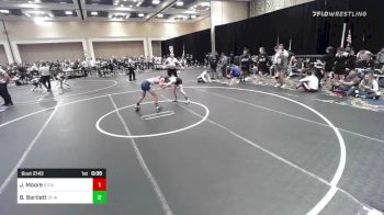 88 lbs Consi Of 8 #2 - James Moore, Stout Wr Ac vs Braiden Bartlett, 3F Wrestling