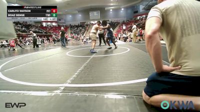 160 lbs Semifinal - Carlito Watson, Pittbull Wrestling vs Boaz Senge, Team Tulsa Wrestling Club