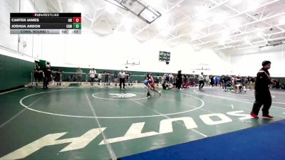 113 lbs Cons. Round 1 - Carter James, Harvard Westlake vs Joshua Ardon, Camarillo