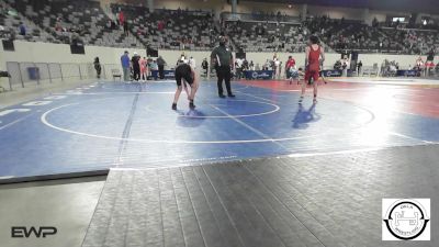 120 lbs Consi Of 32 #1 - Carson Klingenberg, Crossings Christian School vs Elijah Pitts, Mustang Middle School