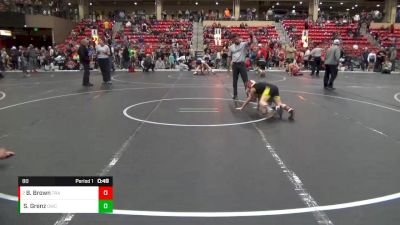 80 lbs Round 4 - Barrett Brown, Trailhands vs Skyler Grenz, Derby Wrestling Club