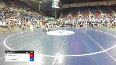 126 lbs Cons 32 #2 - Logan Stewart, PA vs Bo Jackson, IN