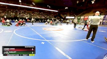 144 Class 2 lbs Quarterfinal - Ayden Amos, Winfield vs Luke Marlatt, St. James