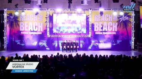 Adrenaline Studio - VORTEX [2024 Junior Pom Day 1] 2024 ACDA Reach the Beach Nationals & Dance Grand Nationals