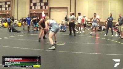 180 lbs Round 1 (6 Team) - Joseph Dabovich, Ascend WC vs Zack Caldwell, BlueWave 3