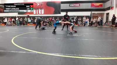 70 lbs Quarterfinal - Tyjae Ehlke, Mighty Warriors Wrestling Acad vs Rhett Lovelace, Legacy Elite Wrestling Club