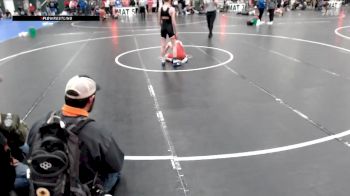 98 lbs Cons. Round 2 - Colin Lewandowski, Pikes Peak Warriors Wrestling vs Cael Jones, Howells-Dodge