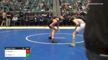 132 lbs Quarterfinal - River Wardle, Wasatch vs Wyatt Hone, Payson