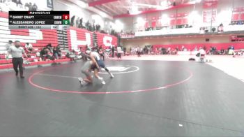 132 lbs Cons. Round 4 - Garet Craft, Kennewick vs Alessandro Lopez, Chiawana