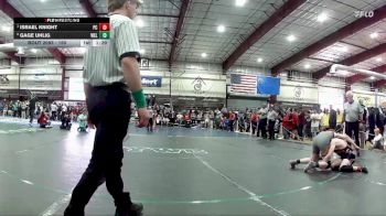 150 lbs Semifinal - Israel Knight, Pershing County vs Gage Uhlig, Wells