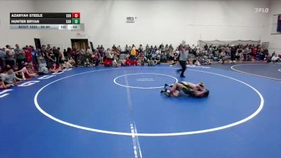90-94 lbs Round 1 - Hunter Bryan, Carey Jr High vs Azaryah Steele, Centennial Middle School